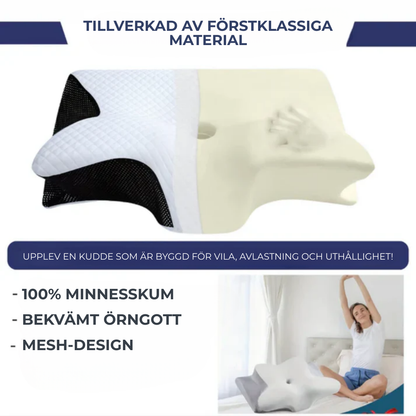 Nackstöd Plus™ | Sov bättre, vakna piggare – ergonomiskt stöd för nacke och rygg hela natten