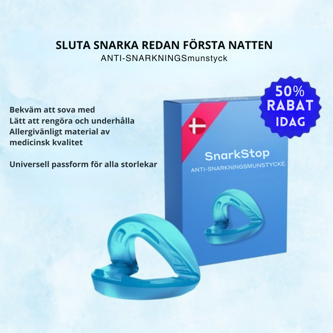 SnarkStöp™-TystNatt |Fri luftväg och tystare nätter