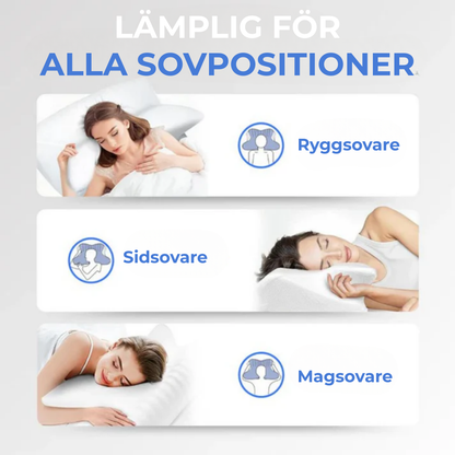 Nackstöd Plus™ | Sov bättre, vakna piggare – ergonomiskt stöd för nacke och rygg hela natten