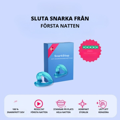 SnarkStöp™-TystNatt |Fri luftväg och tystare nätter