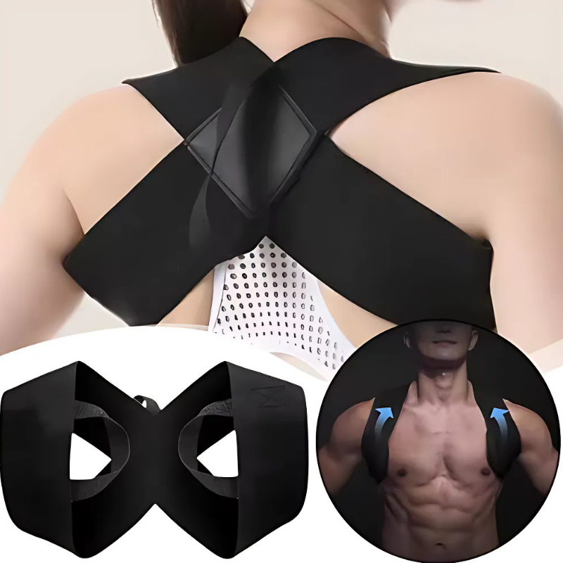 HållningPlus™ PostureCorrector 1+1 GRATIS: Hela Dagen Lättvikt Ryggstöd Hållningskorrigerare