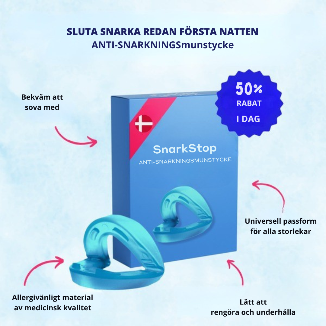 SnarkStöp™-TystNatt |Fri luftväg och tystare nätter