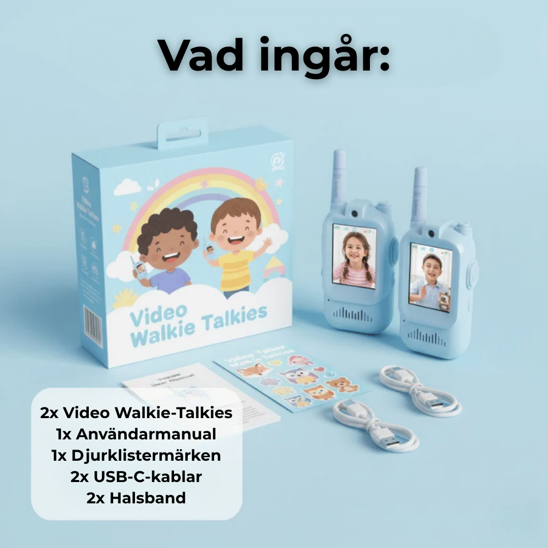 SnackaCam™ | Video-Walkie-Talkies för Barn