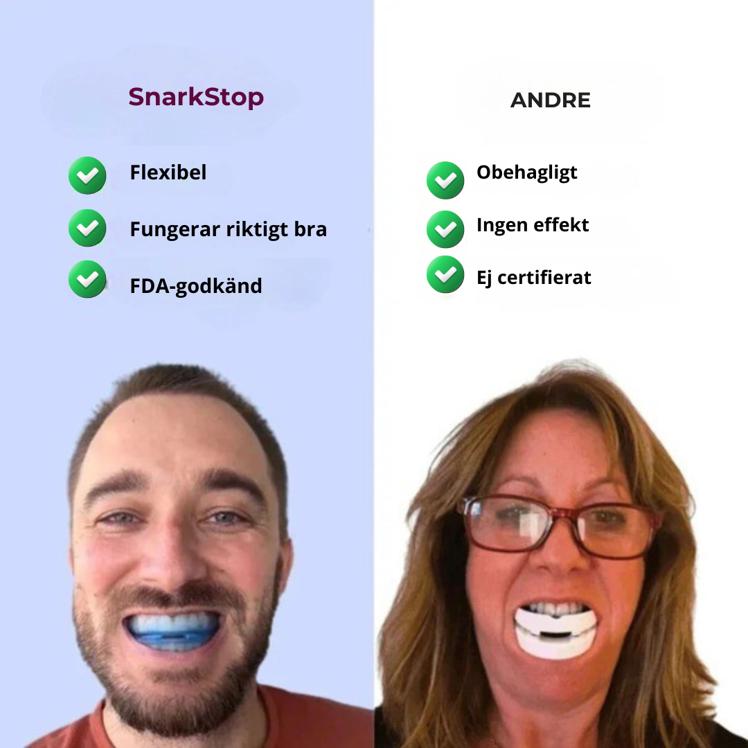 SnarkStöp™-TystNatt |Fri luftväg och tystare nätter