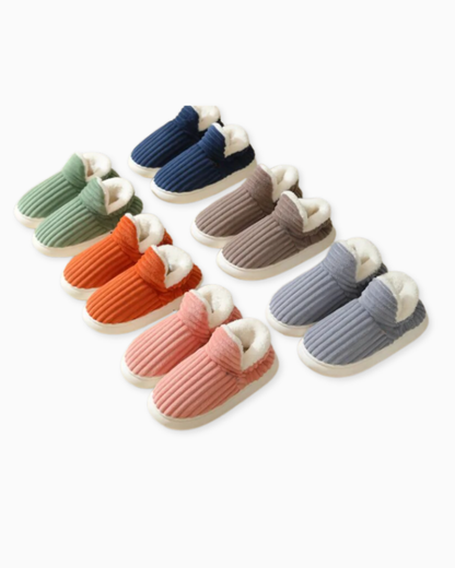 Värme Tofflor - Värme på språng – tofflor som följer dig överallt