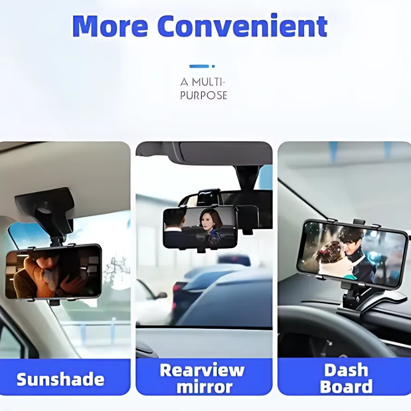 SnapStöd 360° PhoneGrip: Roterande Telefonställ Med Stark Kompakt Grepp