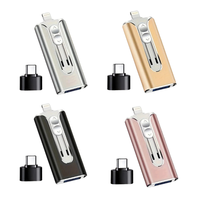 USBDrive - Kompakt Och Hållbar Multi‑Enhet 4‑I‑1 USB-Minnespenna