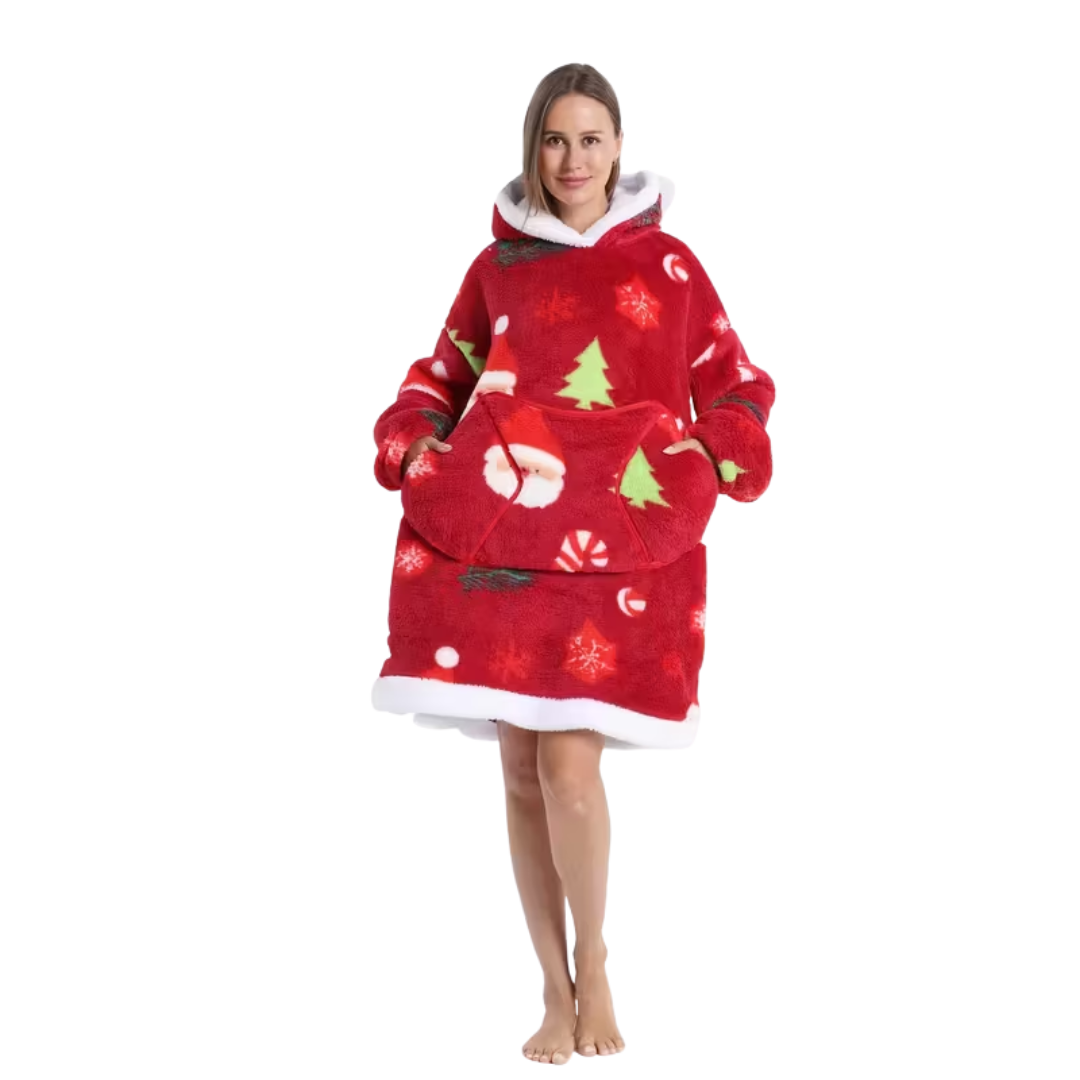 Julfluff™ hoodie – Perfekt för en varm och mysig jul🎄✨