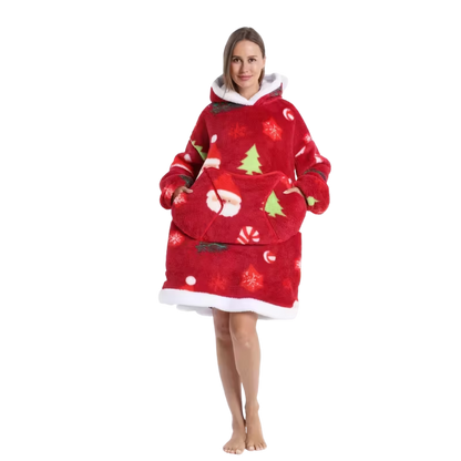 Julfluff™ hoodie – Perfekt för en varm och mysig jul🎄✨