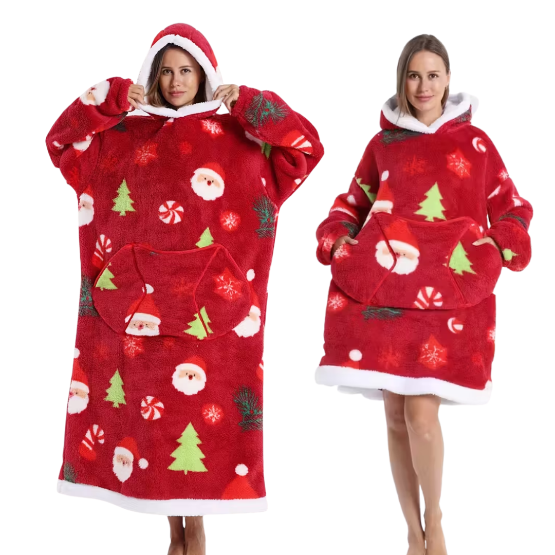 Julfluff™ hoodie – Perfekt för en varm och mysig jul🎄✨