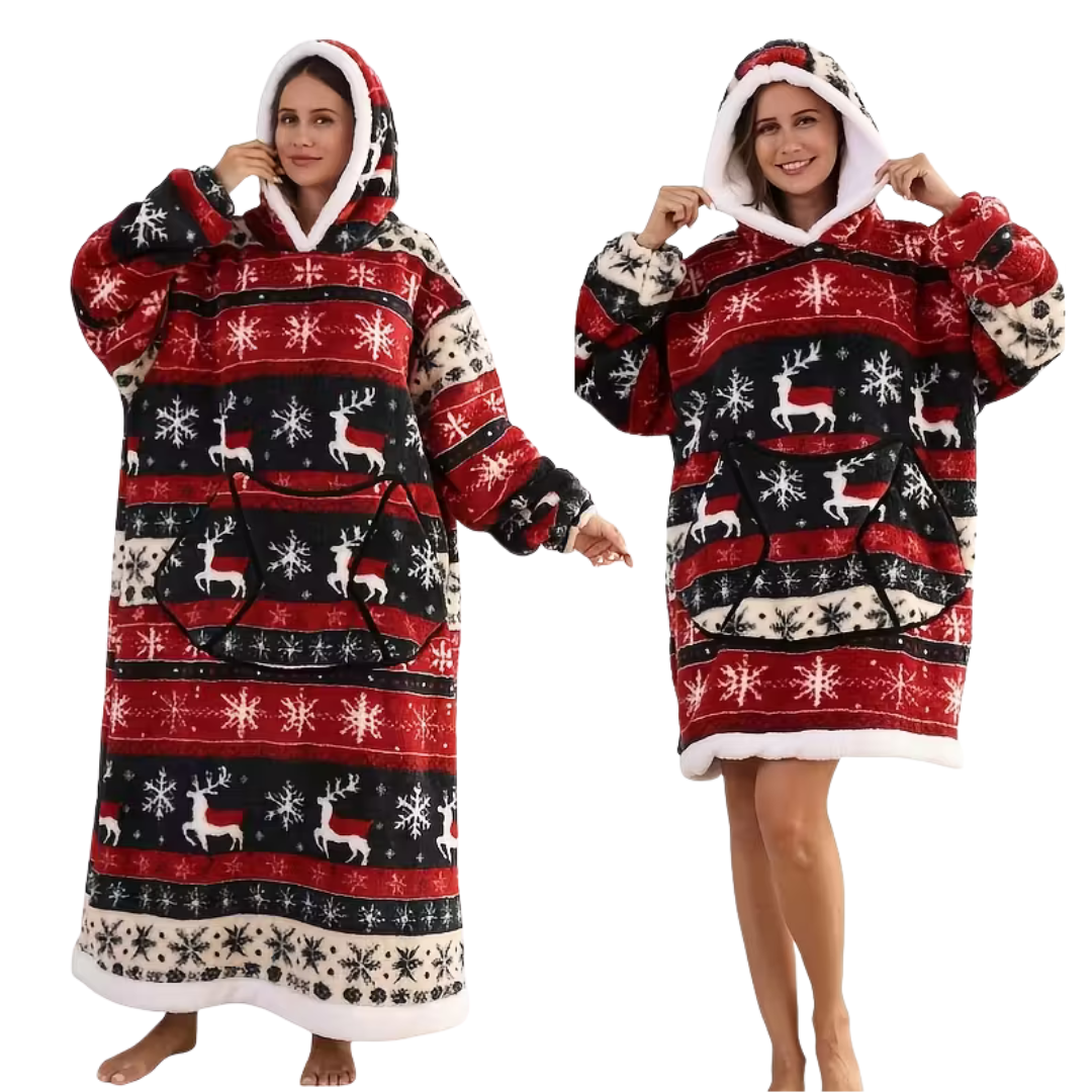 Julfluff™ hoodie – Perfekt för en varm och mysig jul🎄✨