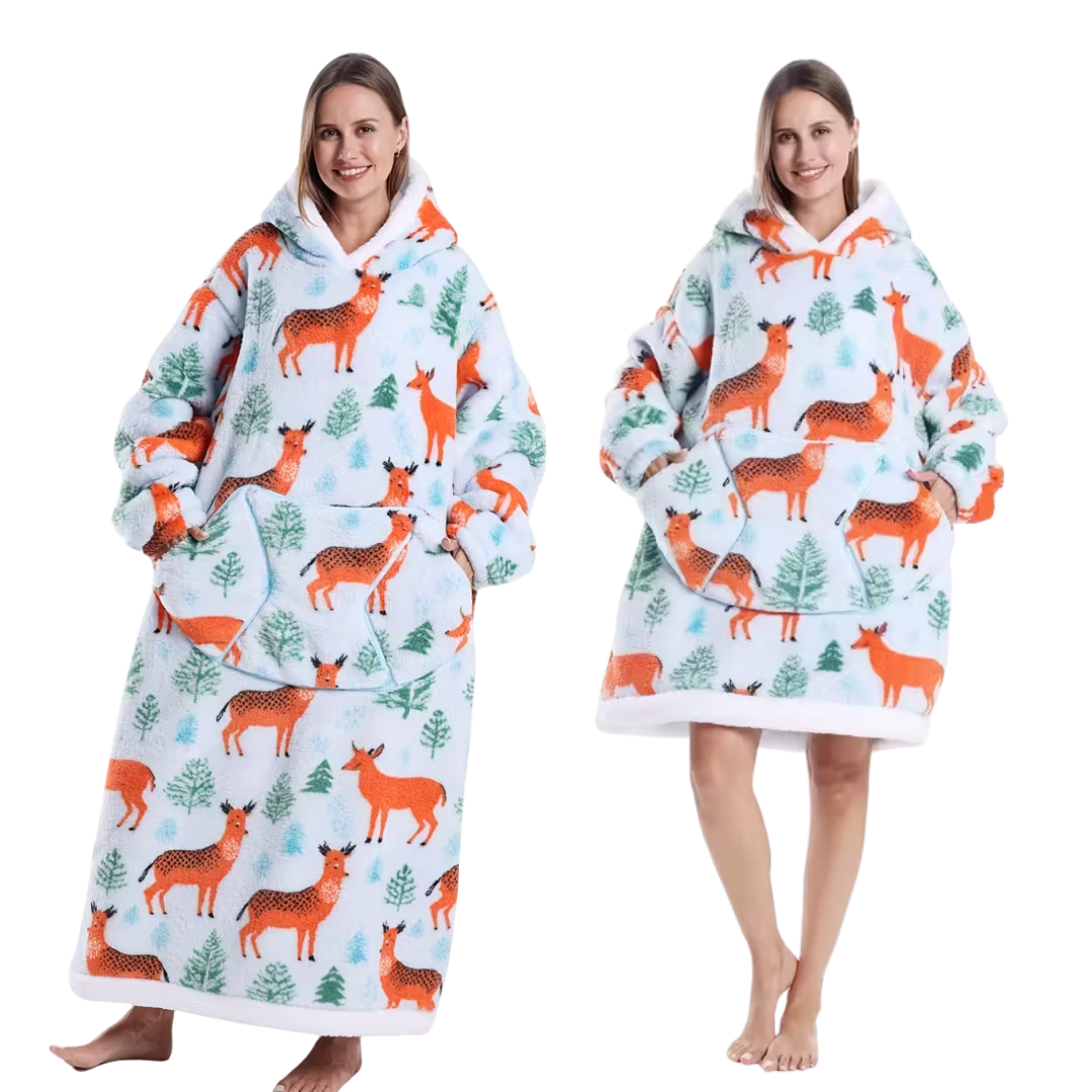 Julfluff™ hoodie – Perfekt för en varm och mysig jul🎄✨