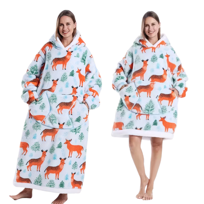 Julfluff™ hoodie – Perfekt för en varm och mysig jul🎄✨