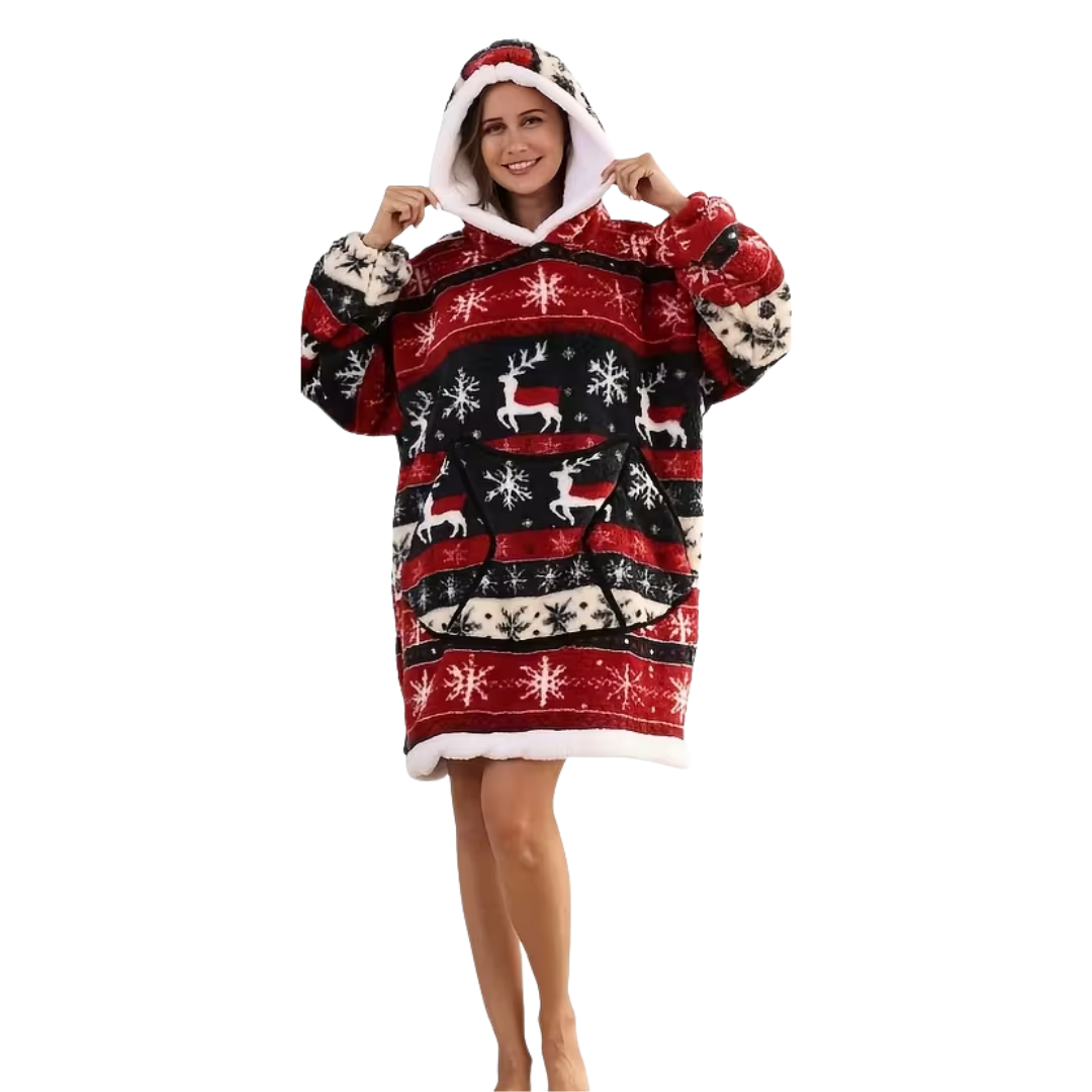 Julfluff™ hoodie – Perfekt för en varm och mysig jul🎄✨