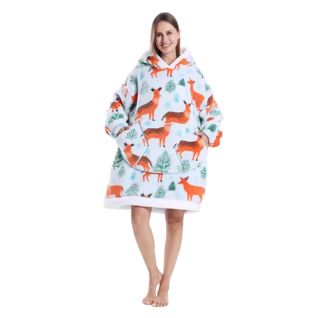 Julfluff™ hoodie – Perfekt för en varm och mysig jul🎄✨