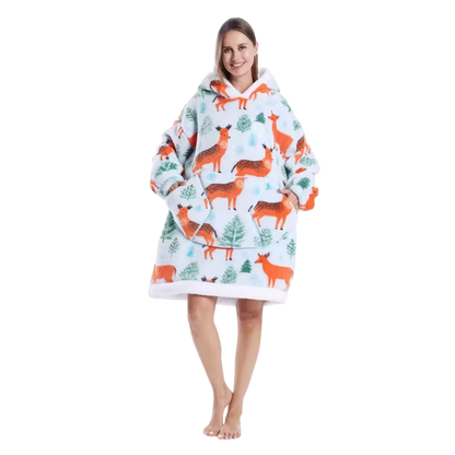 Julfluff™ hoodie – Perfekt för en varm och mysig jul🎄✨