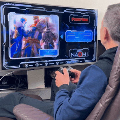 Golden90s spelkonsol™ | Återupplev din barndom med tusentals klassiska spel, inga nedladdningar behövs, bara koppla in och spela!