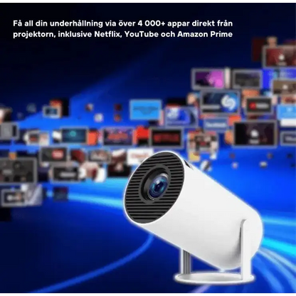 Mini Projektor – Trådlös Bluetooth/WiFi för Hemme